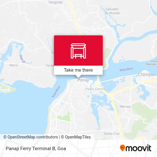 Panaji Ferry Terminal B map