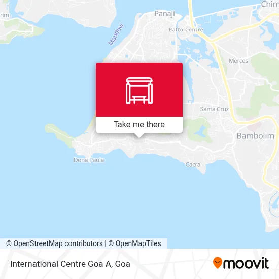 International Centre Goa A map