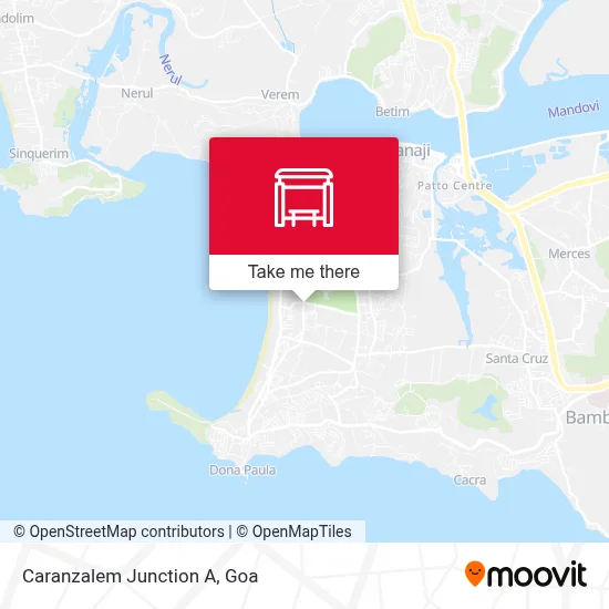 Caranzalem Junction A map