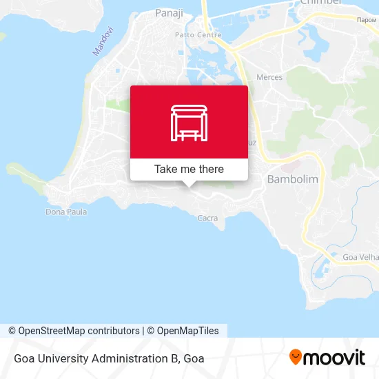 Goa University Administration B map