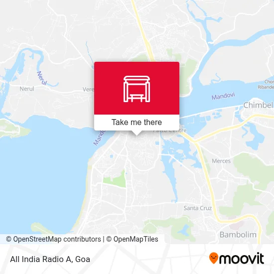 All India Radio A map