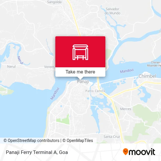 Panaji Ferry Terminal A map
