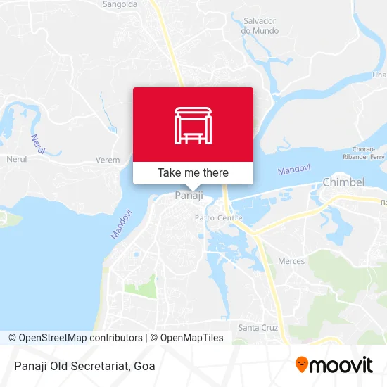 Panaji Old Secretariat map