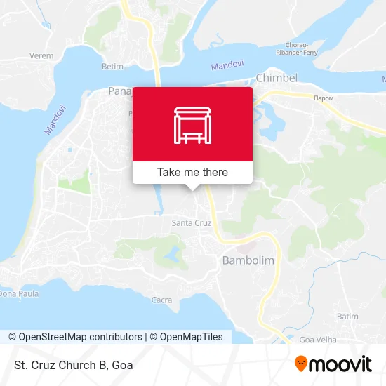 St. Cruz Church B map