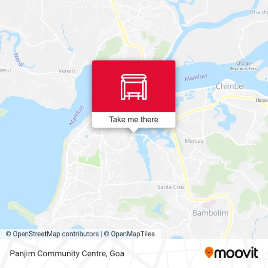 Panjim Community Centre map
