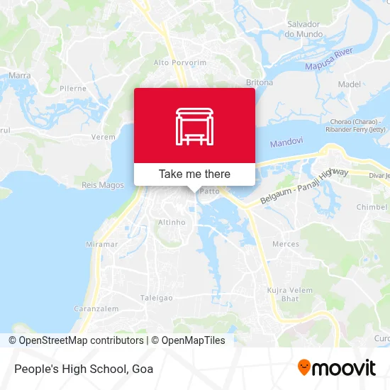 People's High School map