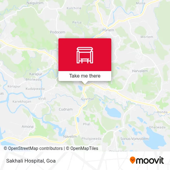 Sakhali Hospital map