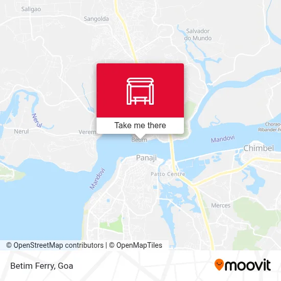 Betim Ferry map