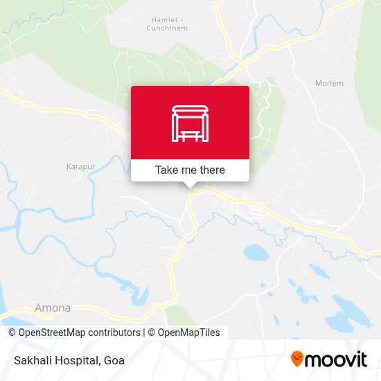 Sakhali Hospital map