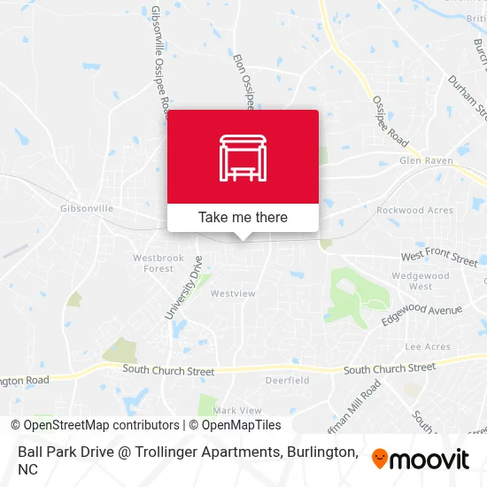 Ball Park Drive @ Trollinger Apartments map