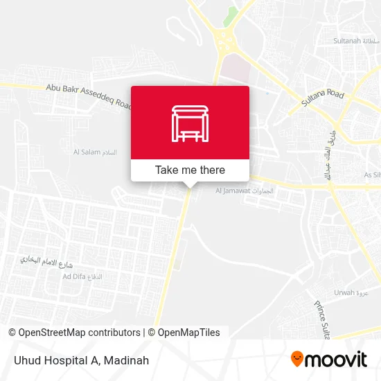 Uhud Hospital A map