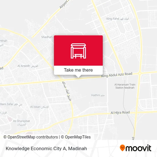 Knowledge Economic City A map