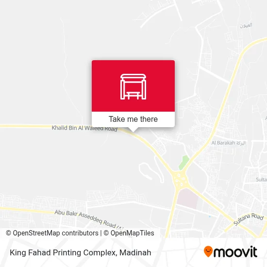 King Fahad Printing Complex map