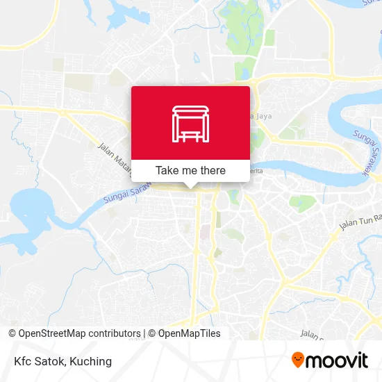 Kfc Satok map