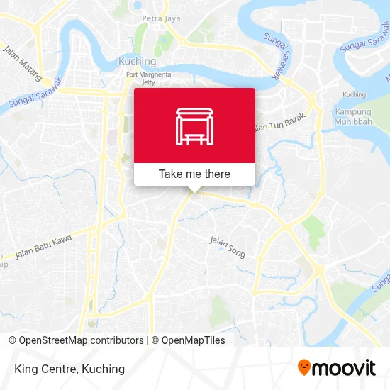 King Centre map