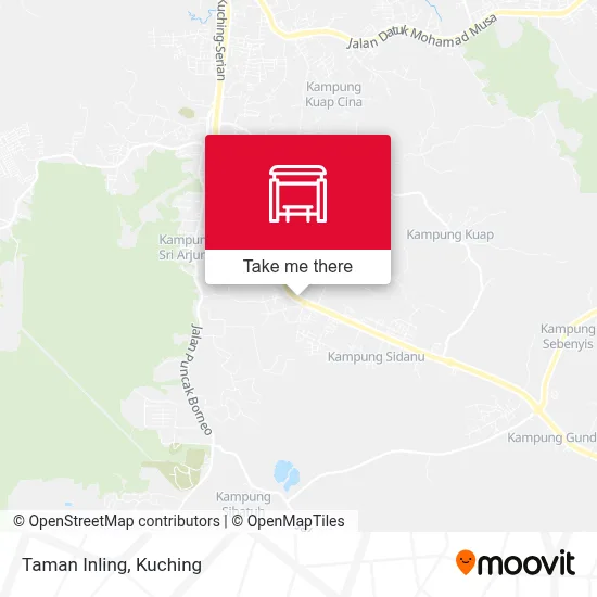 Taman Inling map