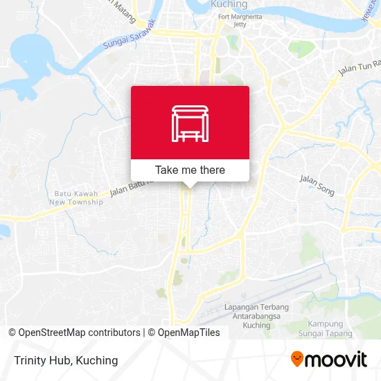 Trinity Hub map