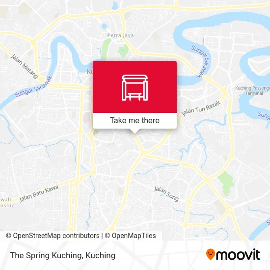 Peta The Spring Kuching