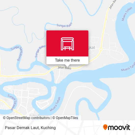 Pasar Demak Laut map