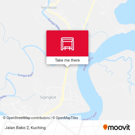 Jalan Bako 2 map