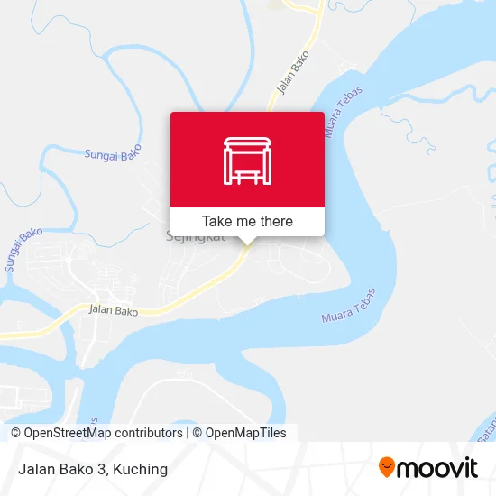 Jalan Bako 3 map