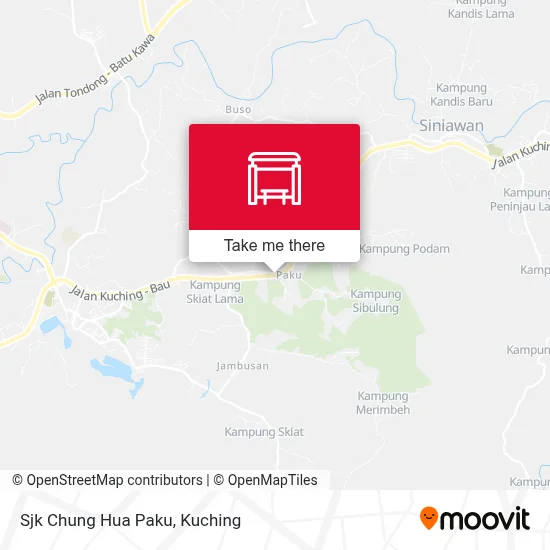 Sjk Chung Hua Paku map