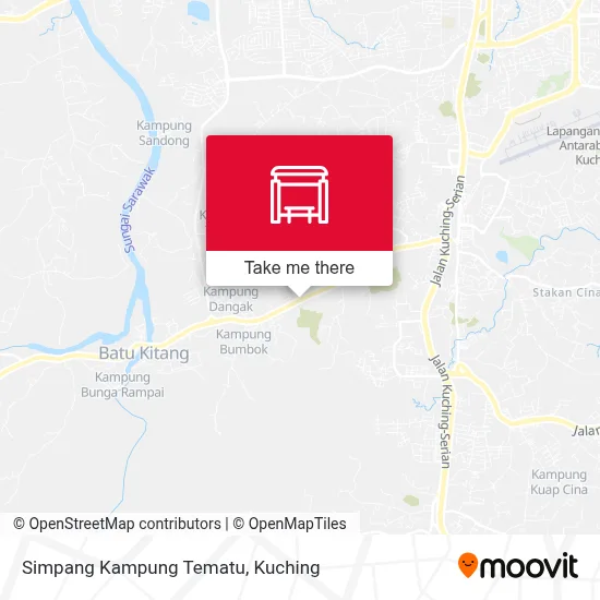 Simpang Kampung Tematu map