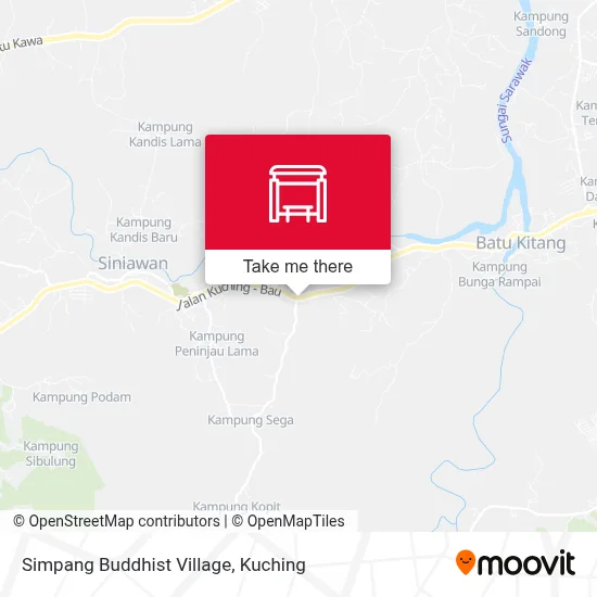 Simpang Buddhist Village map