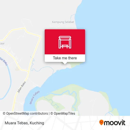 Muara Tebas map