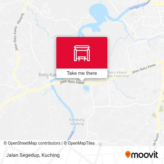 Jalan Segedup map
