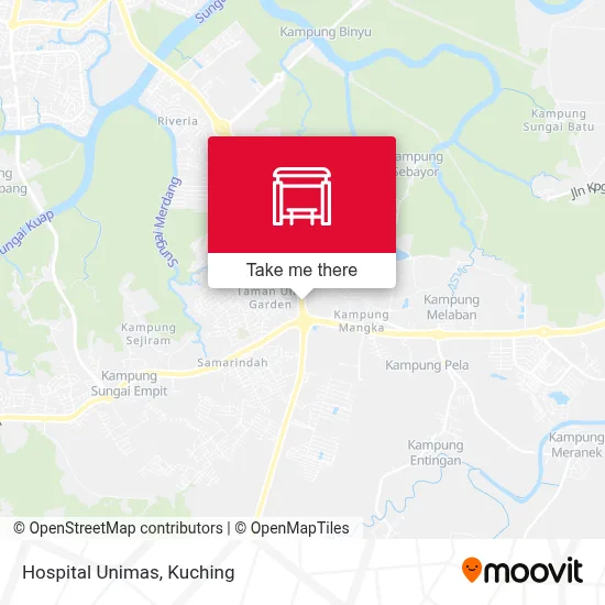 Hospital Unimas map
