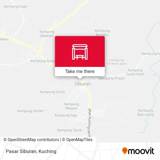 Pasar Siburan map