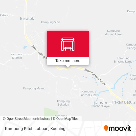 Kampung Rituh Labuan map