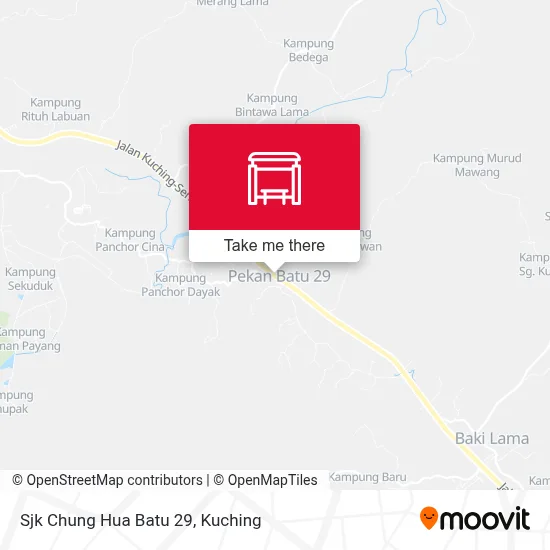 Sjk Chung Hua Batu 29 map