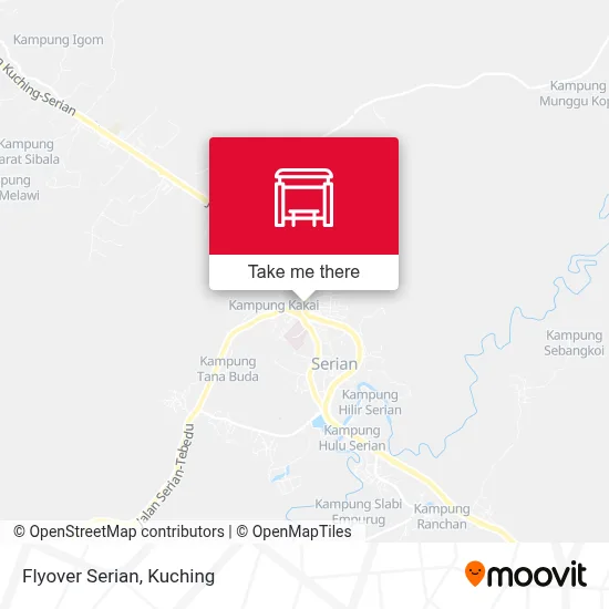 Flyover Serian map