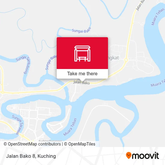 Jalan Bako 8 map