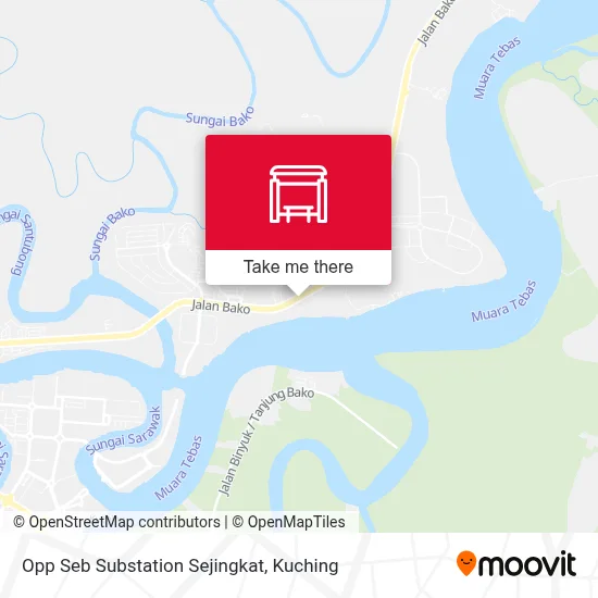 Opp Seb Substation Sejingkat map