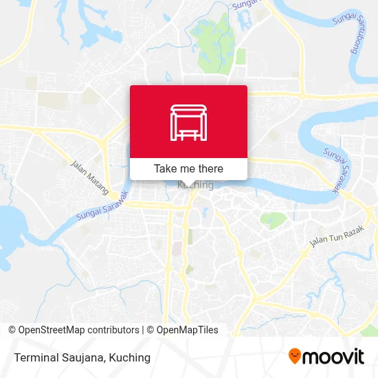 Terminal Saujana map