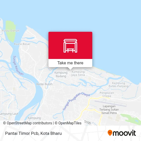 Pantai Timor Pcb map