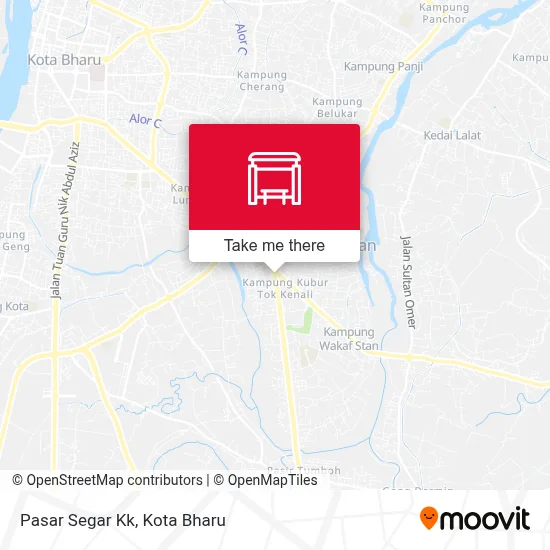 Pasar Segar Kk map