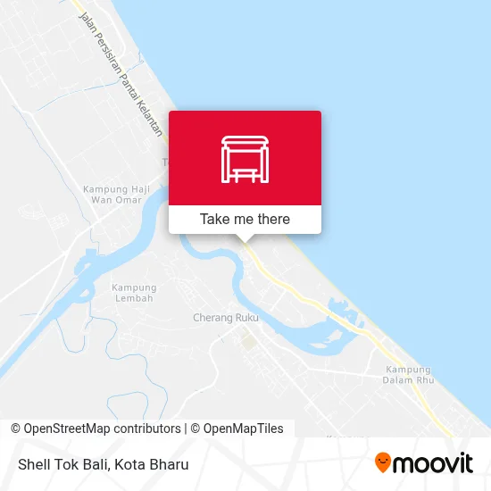 Shell Tok Bali map