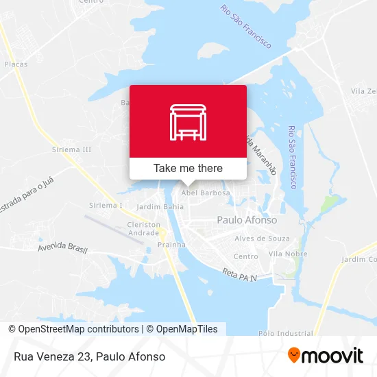 Rua Veneza 23 map
