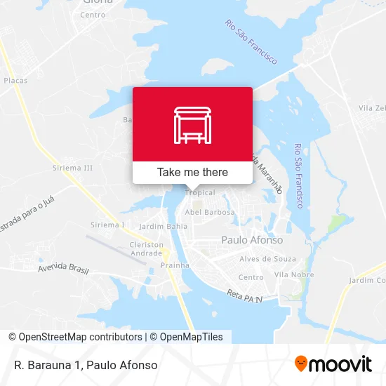 R. Barauna 1 map