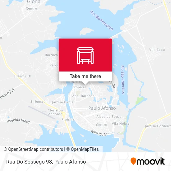 Rua Do Sossego 98 map