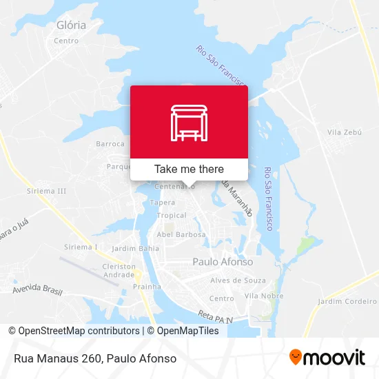 Rua Manaus 260 map