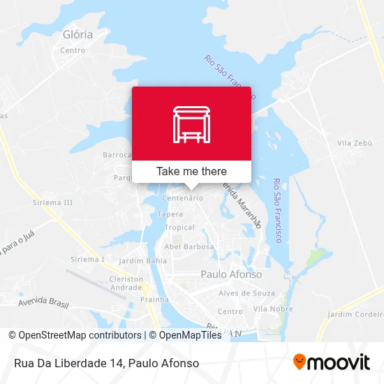 Rua Da Liberdade 14 map