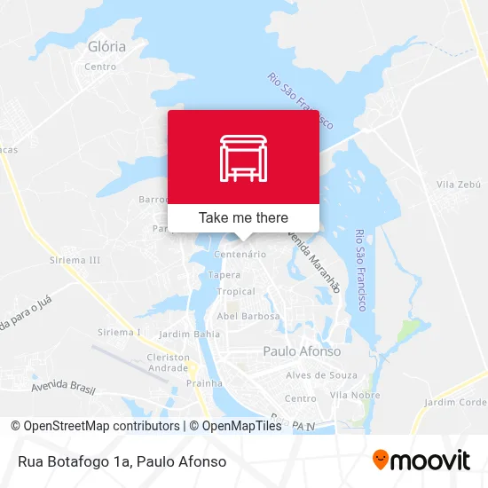 Rua Botafogo 1a map