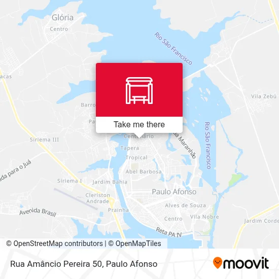 Rua Amâncio Pereira 50 map