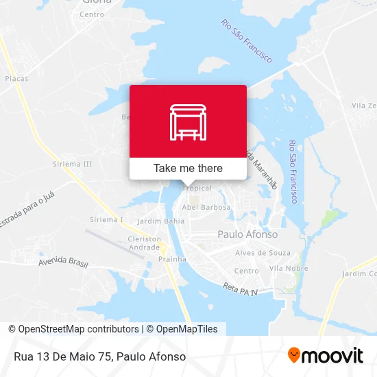 Rua 13 De Maio 75 map