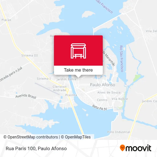 Rua Paris 100 map